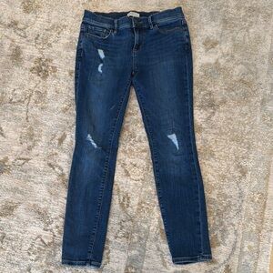 LOFT Women's SKINNY Blue Jeans 4P